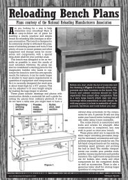 Reloading Bench Plans