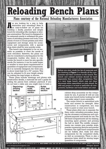 Reloading Bench Plans