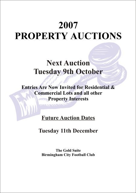 PROPERTY AUCTION SALE