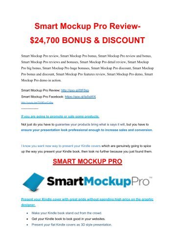 Smart Mock Up Pro Review and $30000 Bonus- Smart Mock Up Pro 80% DISCOUNT  