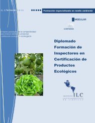 Diplomado Formación de Inspectores en Certificación de Productos Ecológicos