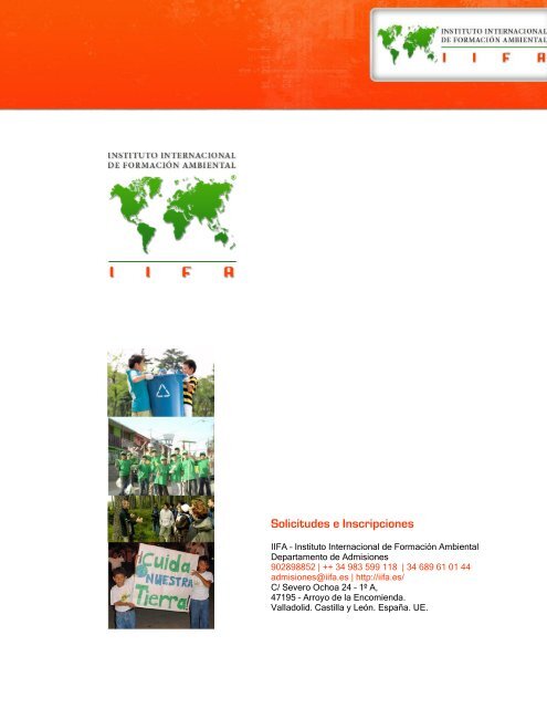 Máster Internacional en Educación Ambiental