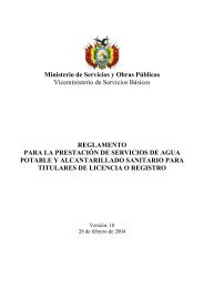 Ministerio de Servicios y Obras PÃºblicas Viceministerio ... - Redesma