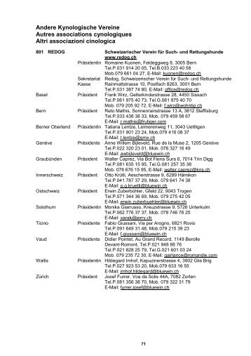 Organeverzeichnis 2012_LAUFEND AKTUALISIERT - SKG