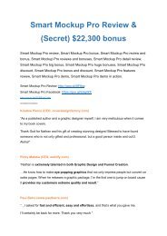  Smart Mock Up Pro Review and Premium $14,700 Bonus