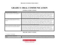 GRADE 5: ORAL COMMUNICATION - Scholastic Education