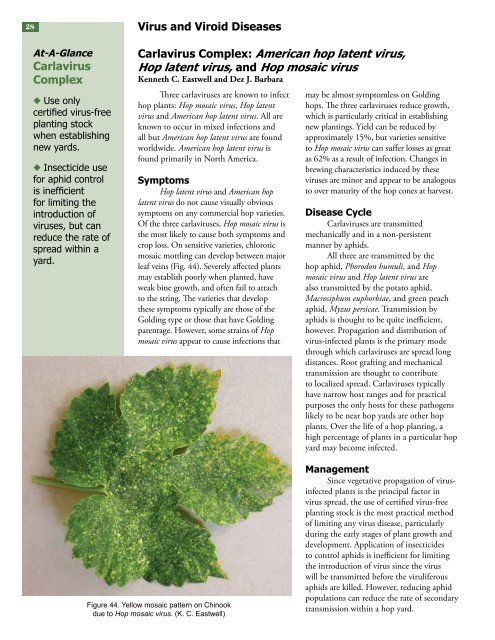 Field Guide for Integrated Pest Management in Hops