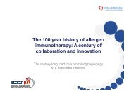 The 100 year history of allergen immunotherapy: A century of ...
