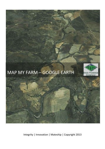 MAP MY FARM – GOOGLE EARTH