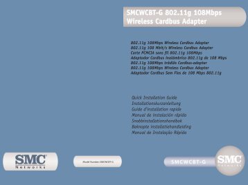 SMCWCBT-G 802.11g 108Mbps Wireless Cardbus Adapter
