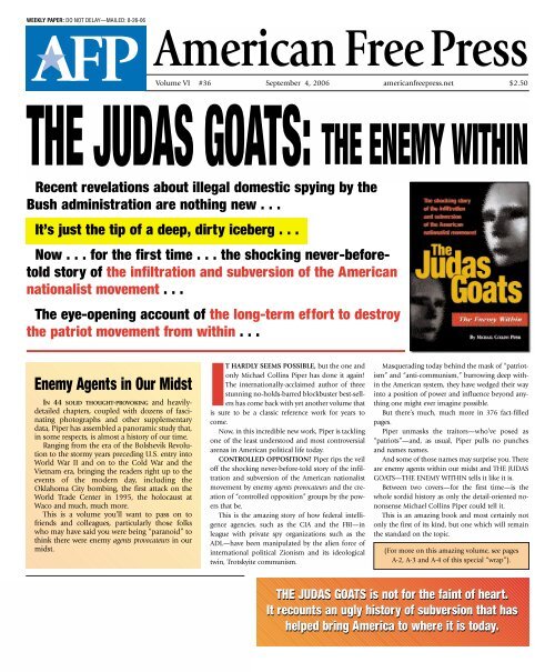 THE JUDAS GOATS