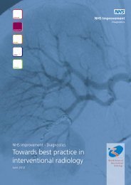 Towards best practice in interventional radiology