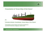 Presentation of ‘Green Ship of the Future’