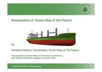 Presentation of ‘Green Ship of the Future’