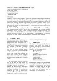 Trim Questions UNDERSTANDING THE PHYSICS OF TRIM