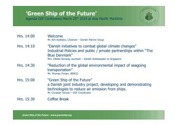 ’Green Ship of the Future’