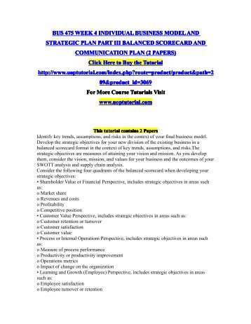 week 4 strategic plan part iii Hcs 589 week 4 individual assignment strategic plan part iii financial plan (2 papers) includes all elements required in the projected budget along with capital expenditure. week 4 strategic plan part iii Hcs 589 week 4 individual assignment strategic plan part iii financial plan (2 papers) includes all elements required in the projected budget along with capital expenditure.