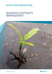 Business continuity management