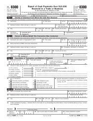 IRS Form 8300 - Auction.com