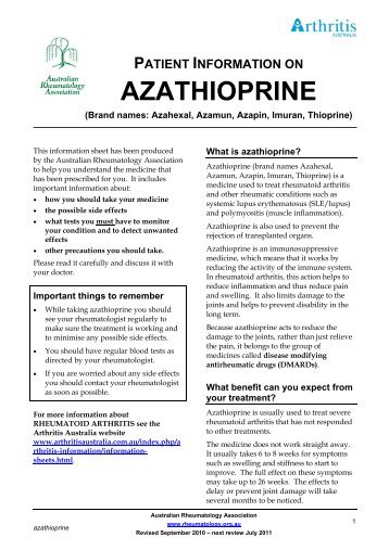 AZATHIOPRINE