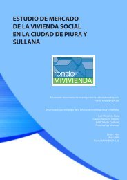 ESTUDIO DE MERCADO DE LA VIVIENDA SOCIAL EN LA CIUDAD DE PIURA Y SULLANA