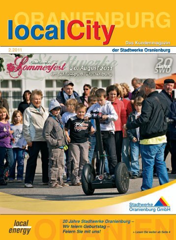 localcity - Ausgabe 02/2011 - Stadtwerke Oranienburg GmbH