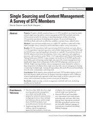 Single Sourcing and Content Management - Technical ...