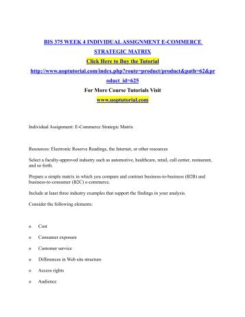 e business assignment pdf