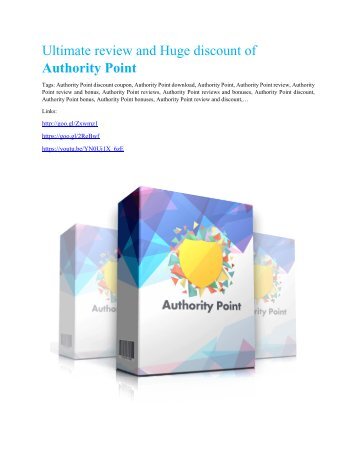 Authority Point review demo and $14800 bonuses .pdf