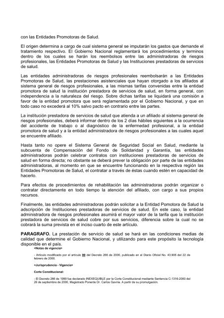 DECRETO 1295 DE 1994.pdf - Universidad Libre - Seccional Pereira