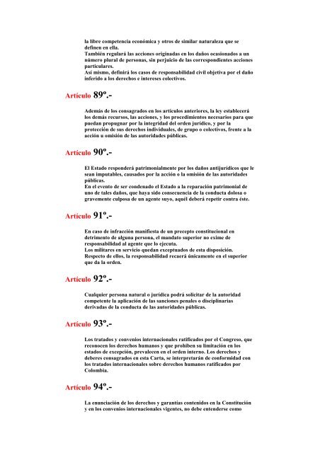 constitucion politica de colombia - Universidad Libre - Seccional ...