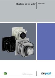 Plug Fans mit EC-Motor