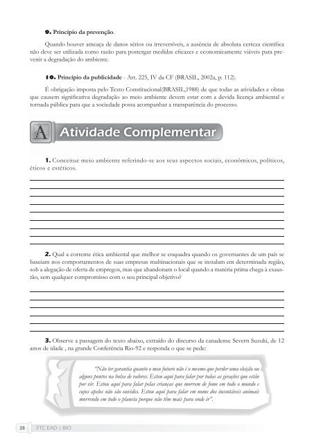 DIREITO AMBIENTAL