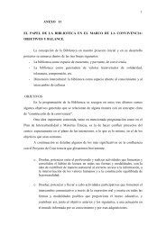 1 ANEXO 11 EL PAPEL DE LA BIBLIOTECA EN EL MARCO DE LA ...