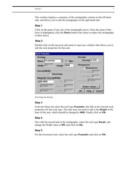 Tutorials (PDF) - Tectonique.net