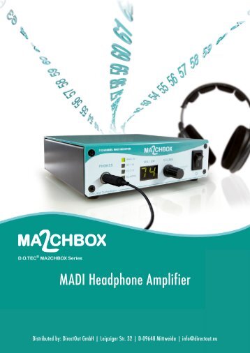 MADI Headphone Amplifier