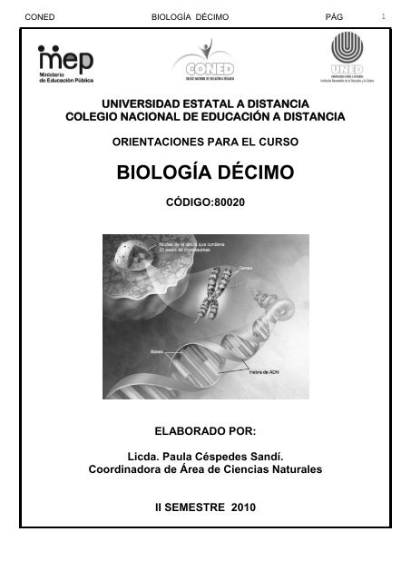 BIOLOGÍA DÉCIMO