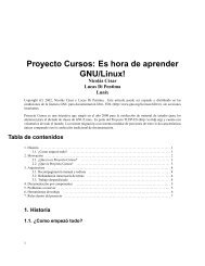 Proyecto Cursos: Es hora de aprender GNU/Linux! - TLDP-ES/LuCAS