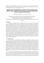 shrinking of hydrogen atoms in host metals by ... - LENR-CANR