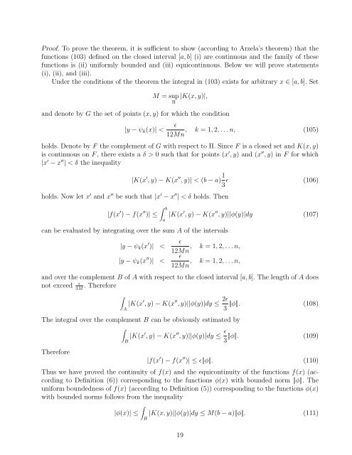 Integral Equations