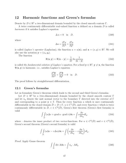 Integral Equations