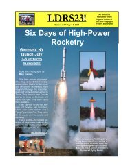Six Days of High-Power Rocketry Geneseo, NY launch July 1-6 ...