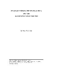 AND THE ATIYAH-SINGER INDEX THEOREM by Peter B Gilkey