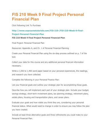 FIS 210 Week 9 Final Project Personal Financial Plan.pdf