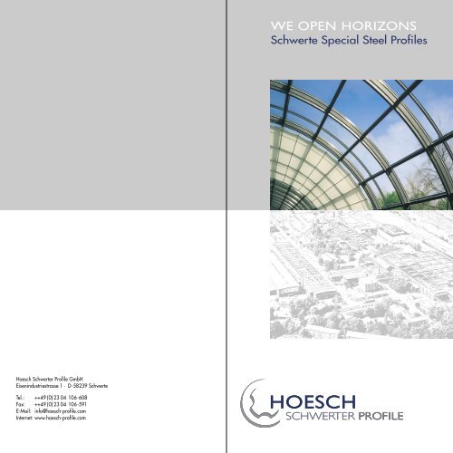 PDF, 2,7MB - Hoesch - Schwerter Profile