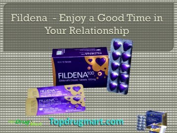 Fildena  - Enjoy a Good Time in Your Relationship.pdf