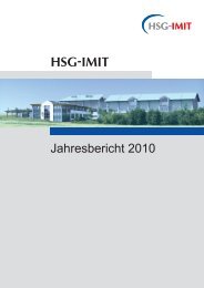 HSG-IMIT Jahresbericht 2010 - Institut für Mikro- und ...
