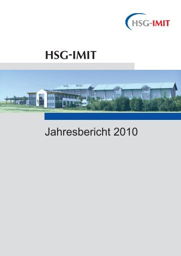 HSG-IMIT Jahresbericht 2010 - Institut für Mikro- und ...