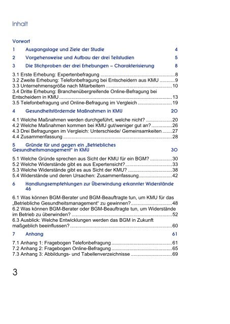 TK: Gesundheit in KMU - Techniker Krankenkasse