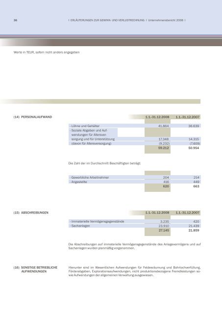 Geschäftsbericht 2008 - GDF Suez E&P Deutschland GmbH